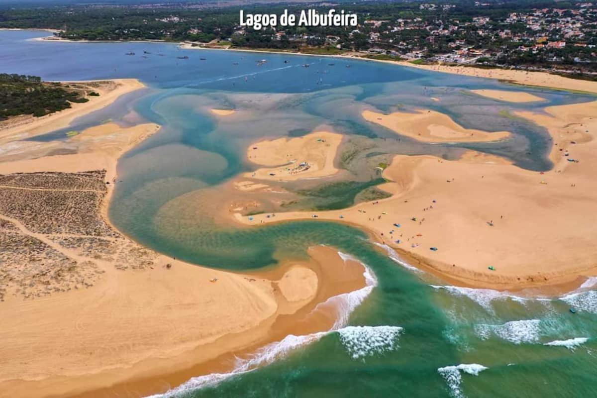 Moradia Da Palmeira Com Piscina Fernão Ferro Exterior foto